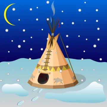 Wigwam Stock Illustration