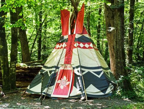Wigwam 스톡 사진