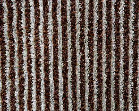 Wihte and brown pattern on fabric Stock Photos