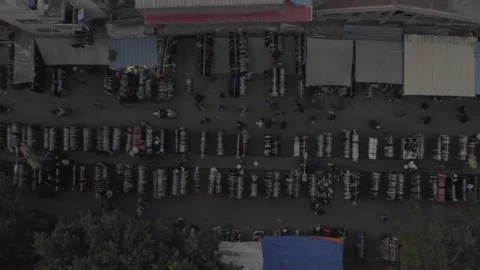 Wikalt el balah , Cairo - Egypt ,downtown , local area 2 Ap. 2025 Stock Footage 310003762