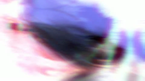 Wild Abstract Paint Swirl Loop on White Stock Footage 22419716