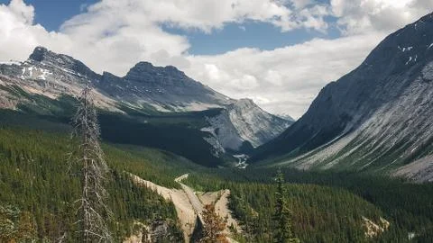 Into the wild, Alberta, Canada Stock Photos