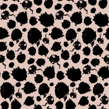 Wild Animal Spotty Seamless Pattern 库存插图