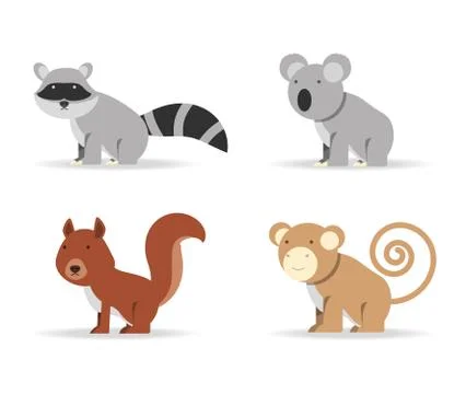 Wild animals design Stock Illustration