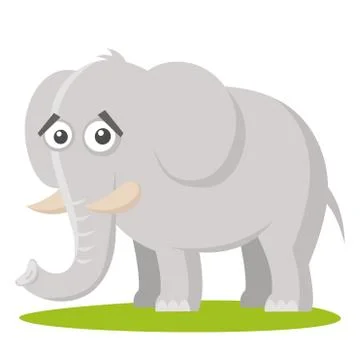 Wild animals. Elephant Stock Illustration