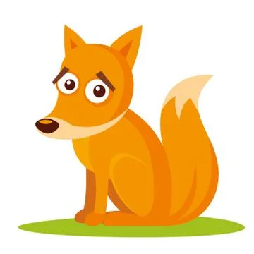 Wild animals. Fox Stock Illustration
