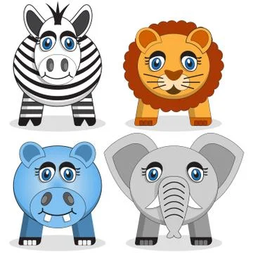 Wild animals. Stock Illustration