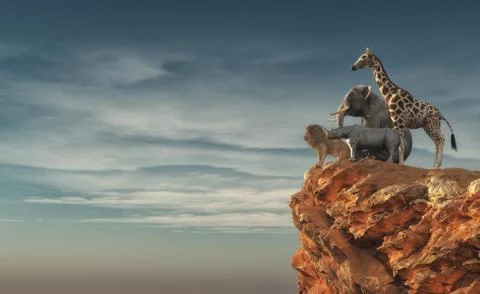 The wild animals Stock Illustration