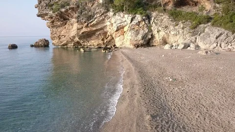 Wild beach 06 Video stock 128896860