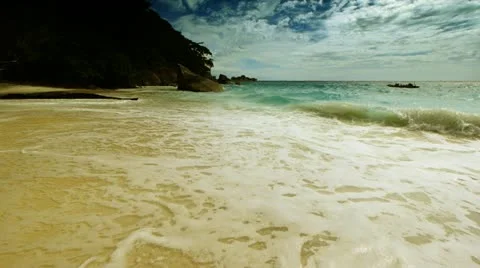 Wild beach 6 Stock Footage 10804530
