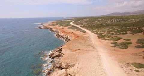 Wild beach Stock Footage 90521346