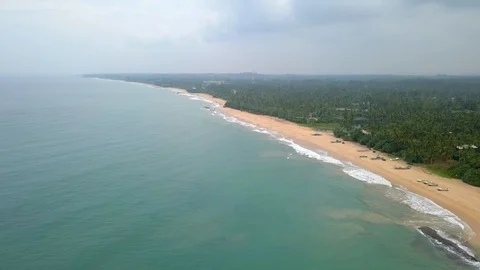 Wild beach Video stock 97924805