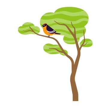 Wild bird Stock Illustration