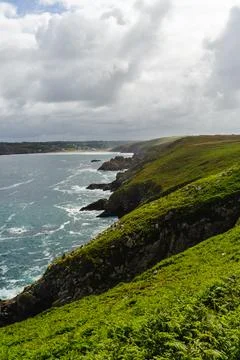 Wild Brittany coast Stock Photos