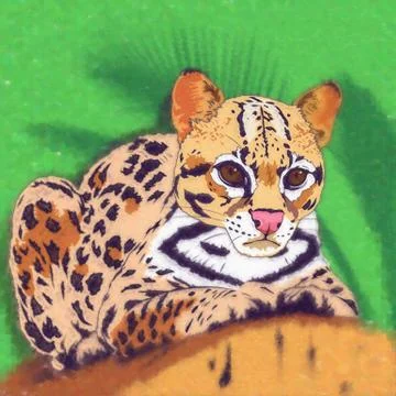 Wild Cats. Jaguar Stock Illustration