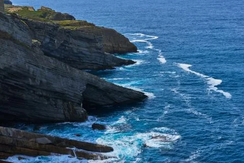 A wild cliff Stock Photos