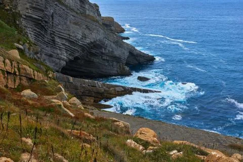 A wild cliff Stock Photos