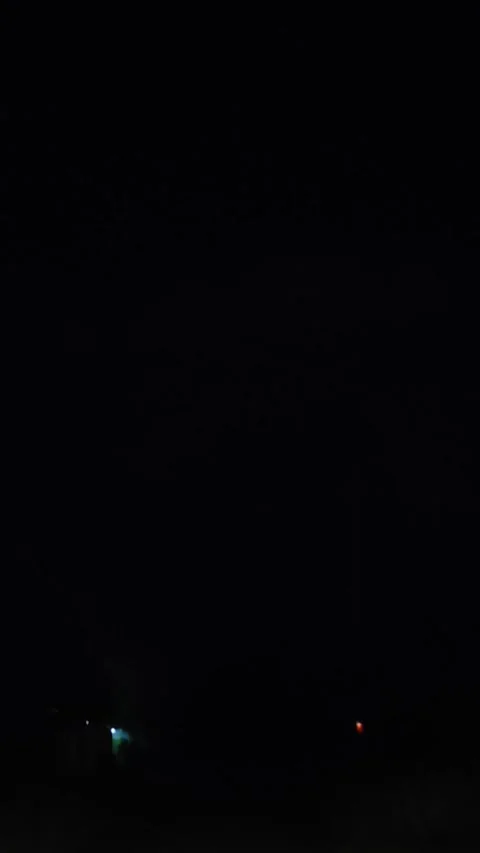 Wild cloudburst! Uncontrollable electrical storm. Lightning, sparks, and bright Stock Footage 305159803