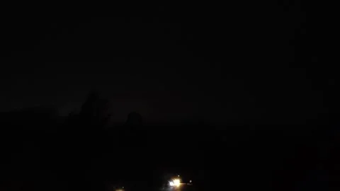 Wild cloudburst! Uncontrollable electrical storm. Lightning, sparks, and bright Stock Footage 305162313
