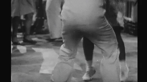 Wild Dancing In An Afro American Night Club Stock Footage 94154777