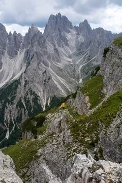 Wild dolomites mountain Stock-Fotos