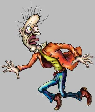 Wild fear Stock Illustration