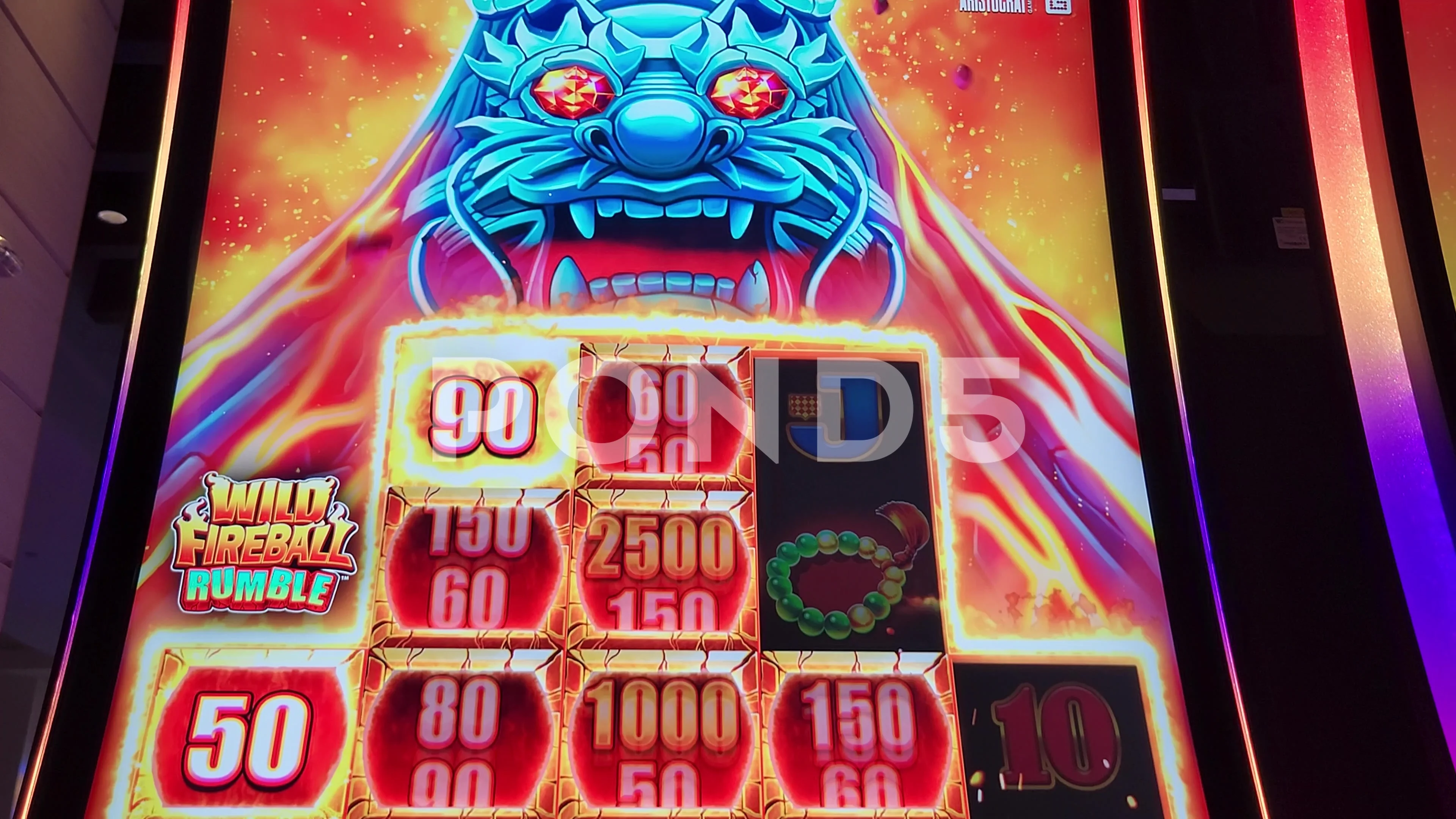 wild fireball rumble slot machine