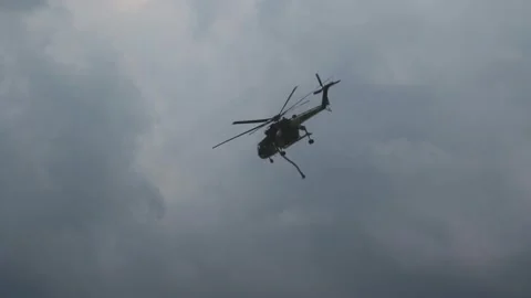 Wild Fires Helicopter Stock Footage 137602648