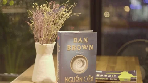 Wild flower and a book Stock Footage 146362403