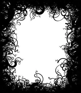 Wild frame Illustrazione stock