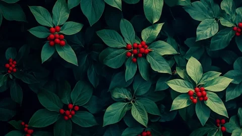 Wild ginseng herbs 스톡 동영상 301361115