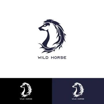 WILD HORSE Stock Illustration