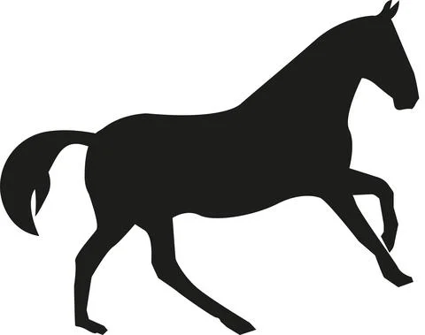 Wild horse vector. Stock Illustration