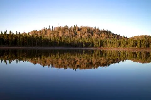 Wild lake Foto stock