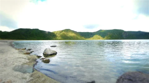 Wild Lake Timelapse Stock Footage 35470557