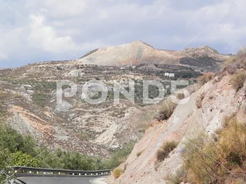 Wild landscape in Sierra Nevada Stock Photos