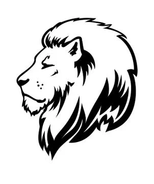 Wild Lion Vector Icon Logo Template Stock Illustration