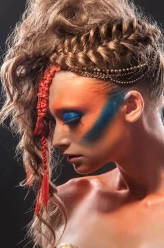 Wild makeup Stock Photos