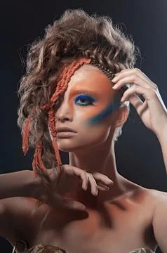 Wild makeup Stock Photos