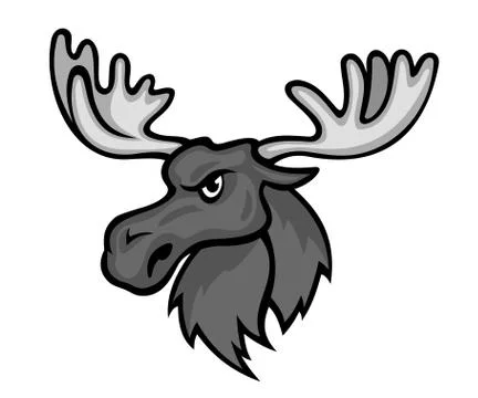 Wild moose Stock Illustration