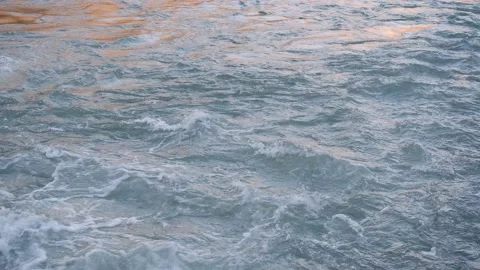 Wild mountain river flowing through stone boulders Stock Footage 171404457