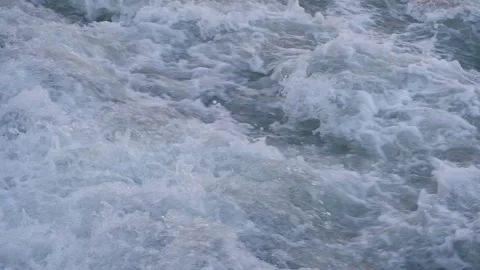 Wild mountain river flowing through stone boulders Stock Footage 171405488