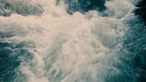 Wild mountain river Stock Footage 83272888