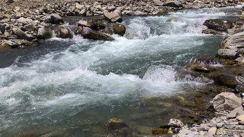 Wild Mountain River Stock Footage 197105315