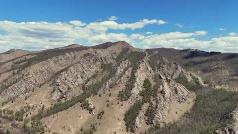 Wild Mountain Terrain Stock Footage 335242258