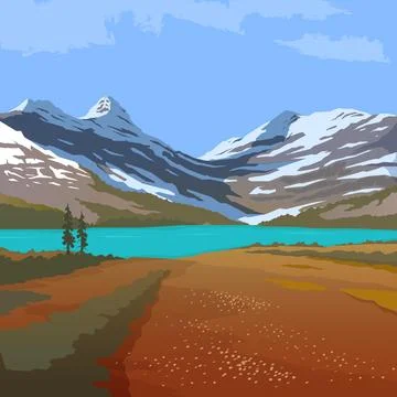 Wild nature Stock Illustration