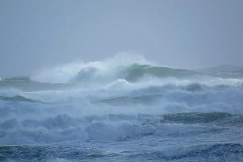 Wild Ocean Storm Waves Stock Photos