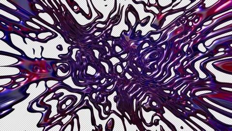 Wild Purple Liquid Video stock 263978124