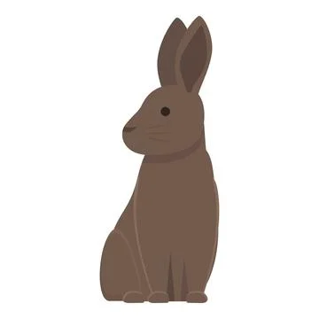 Wild rabbit icon cartoon vector. Easter pet 스톡 일러스트