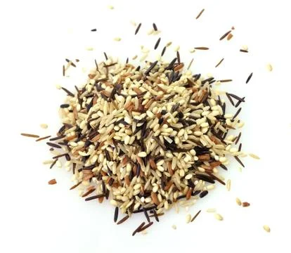 Wild rice blend Stock Photos